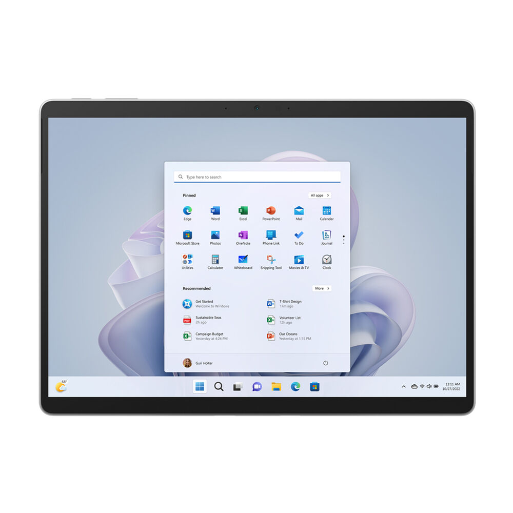 Surface Pro 9 – 13 convertibile 2 in 1, 13 pollici, processore Intel® Core™ i5, 16 GB, SSD 256 GB, Platinum, image number 1