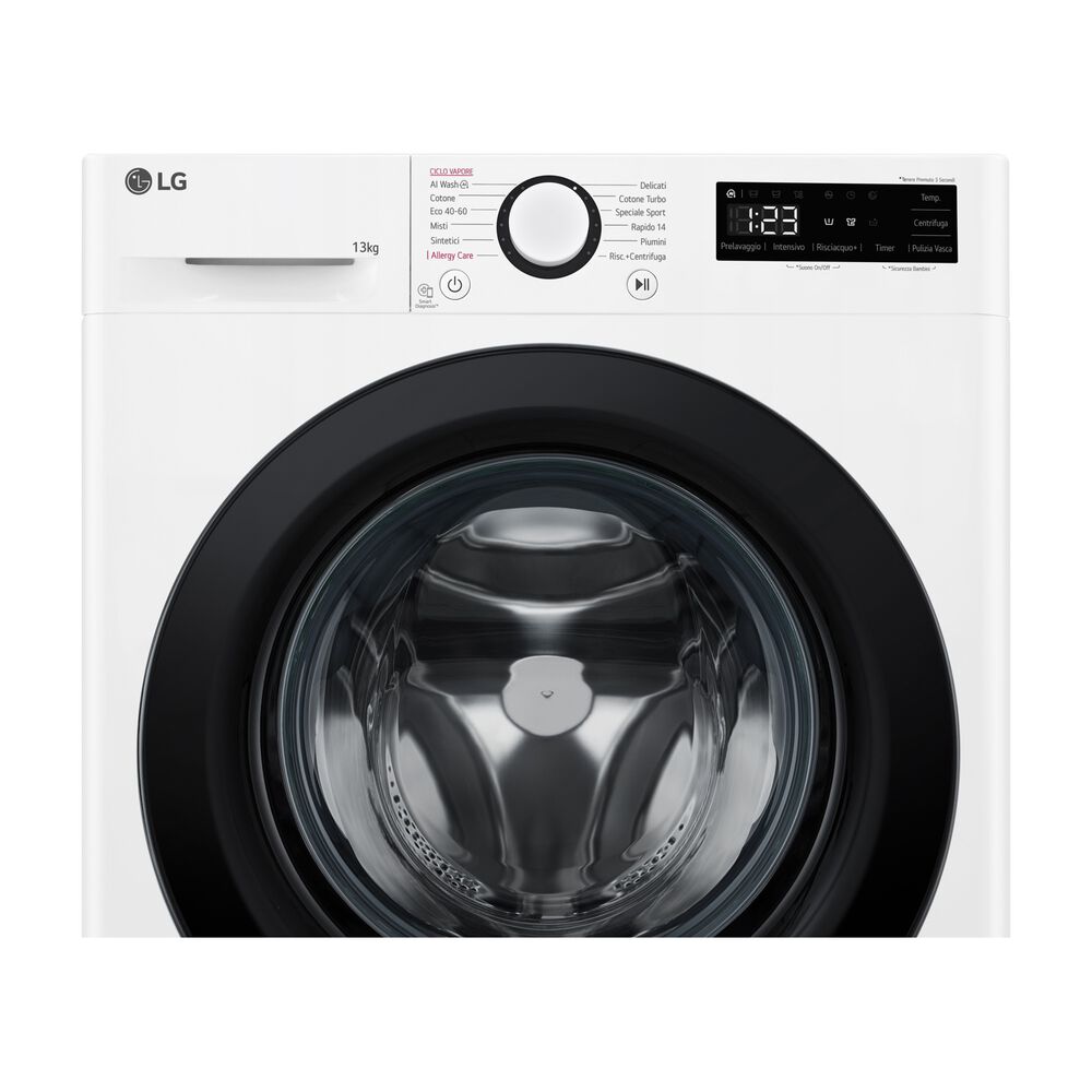 LG AI DD F4R3013NSWB LAVATRICE, Caricamento frontale, 13 kg, 12 programmi, Profondit&agrave; 61,5 cm, Giri 1400 rpm, Bianca, livello rumorosit&agrave; centrifuga 72 dB(A), Classe A - PRMG GRADING ROBN - 10%, image number 14