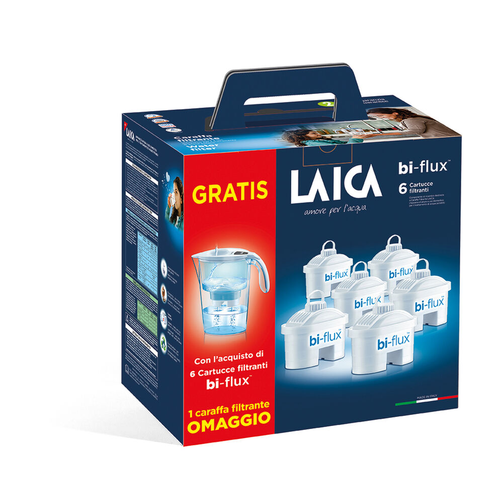KIT CARAFFA FILTRANTE LAICA J996, image number 0