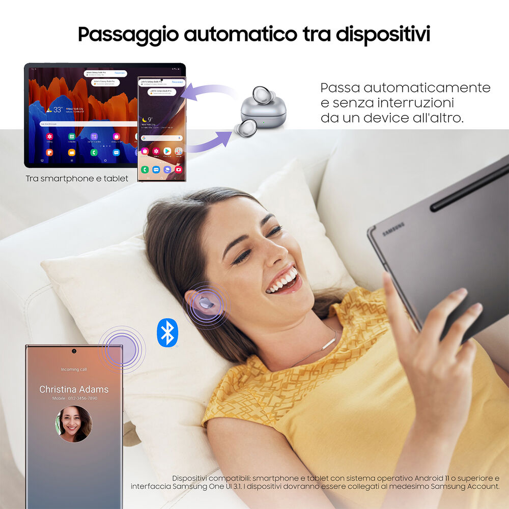 Galaxy Buds Pro AURICOLARI WIRELESS, Phantom Silver, image number 6