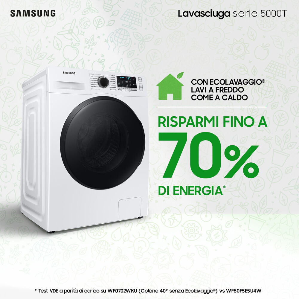 LAVASCIUGA SAMSUNG WD90TA046BE/ET, image number 6