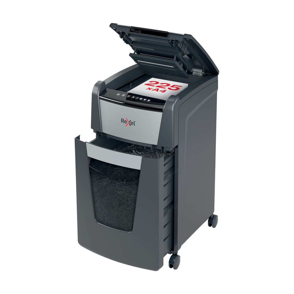 Distruggidocumenti REXEL Optimum AutoFeed+ 225X - PRMG GRADING OOBN - 10%, image number 0