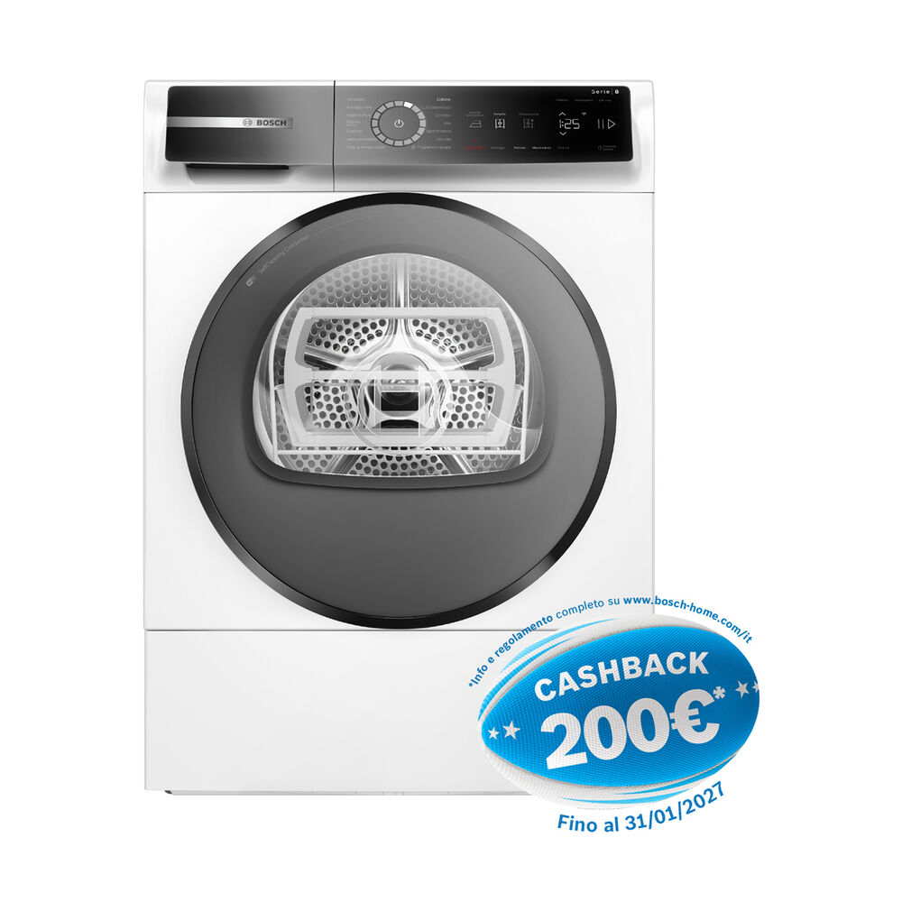 ASCIUGATRICE WQB245B0IT A pompa di calore, 9 kg, profondit&agrave; 61,3 cm, 61 dB(A), Bianco, Classe C - PRMG GRADING ROBN - 10%, image number 1