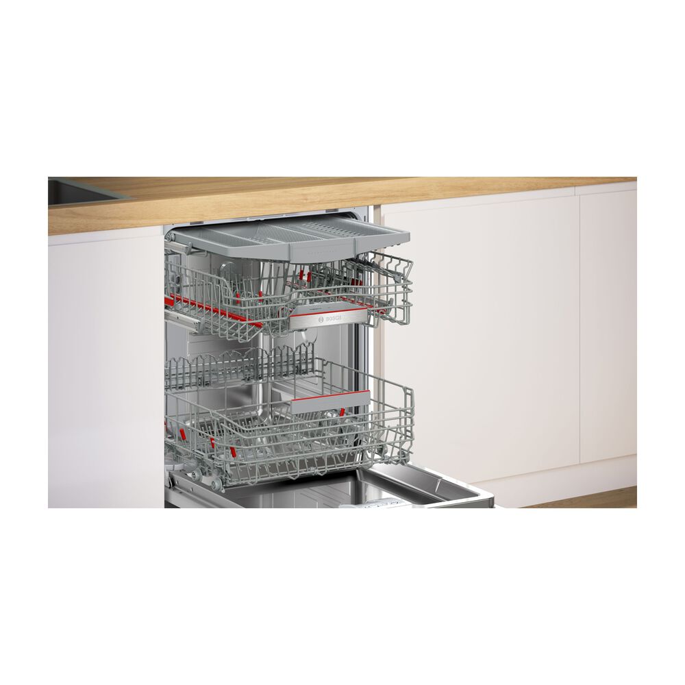 LAVASTOVIGLIE INCASSO Incasso sottopiano SMU6ECS12E, Programmi 8, Dimensioni: L 59,8 cm, A 81,5 cm, P 57,3 cm, Rumorosit&agrave; 42 dB(A), Consumo di acqua 9 l, Acciaio spazzolato, Classe A - PRMG GRADING ROBN - 10%, image number 7