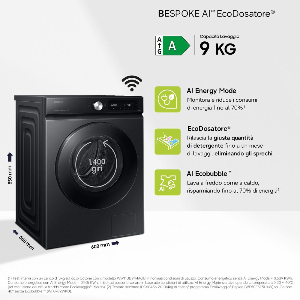 WW90DB7U94GBU3, image number 1