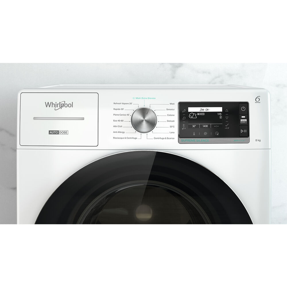 W7X W845WR IT LAVATRICE, Caricamento frontale, 8 kg, 60,7 cm, Classe B, image number 10