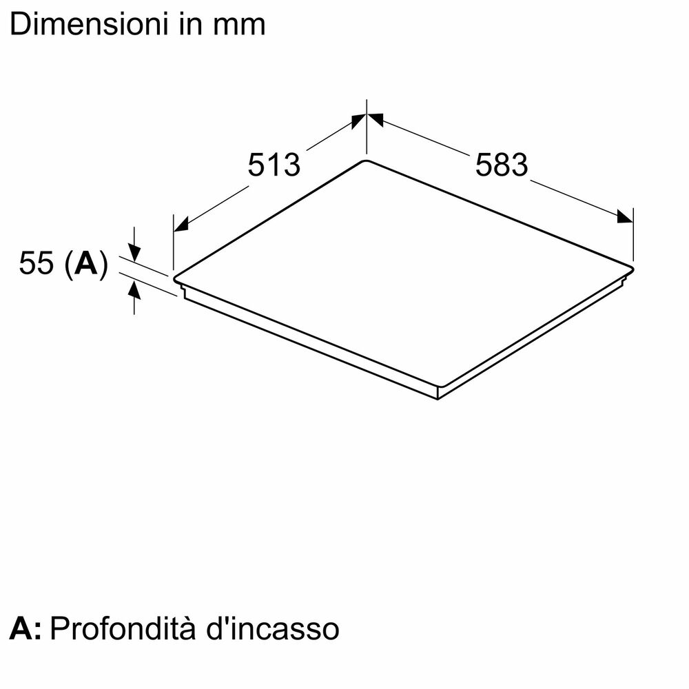 BOSCH PVS645HB1E PIANO COTTURA A INDUZIONE, 4 zone di cottura, dimensioni: L 58,3 cm, P 51,3 cm, piano in Vetroceramica, Nero  - PRMG GRADING ROAN - 5%, image number 10