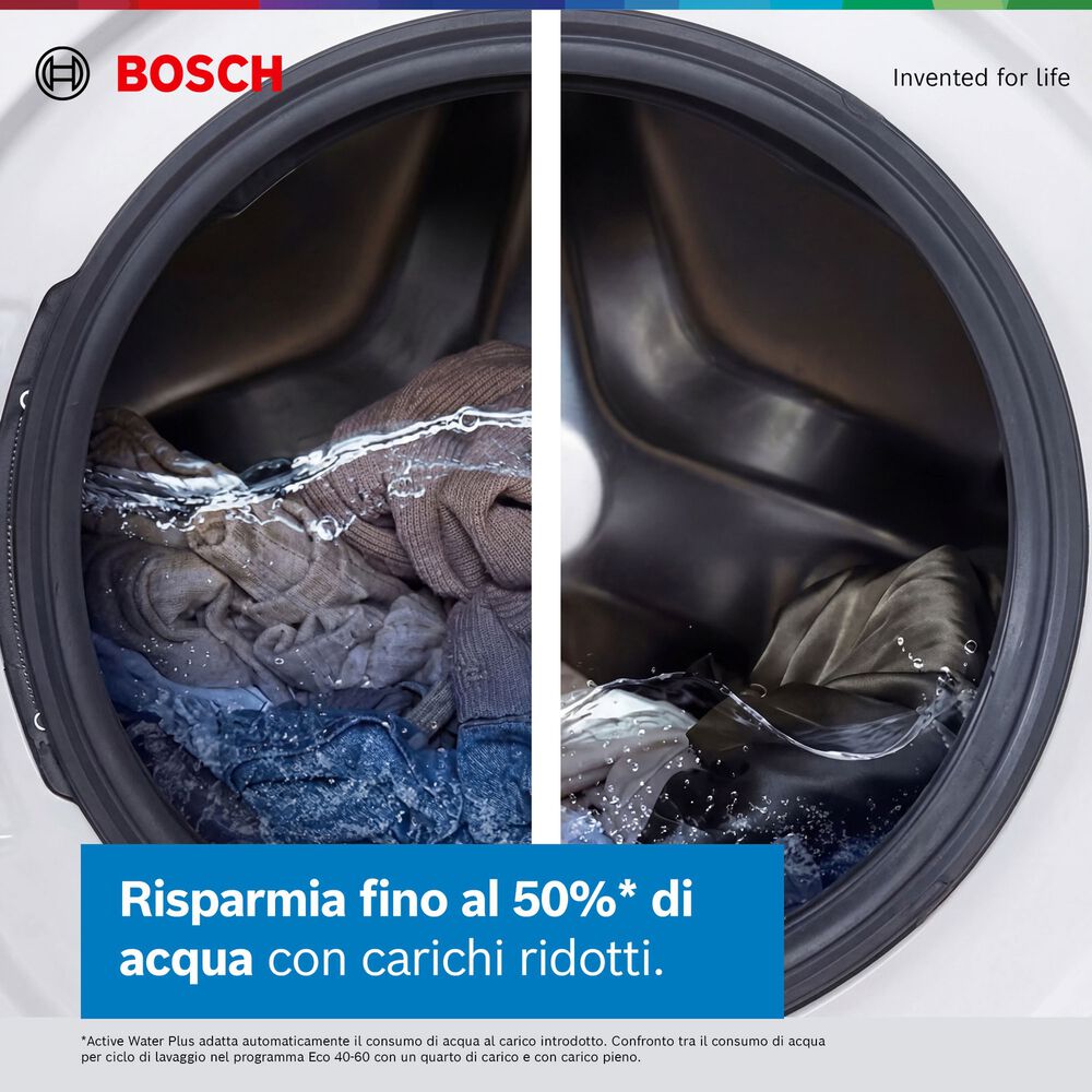 BOSCH WIW24342EU LAVATRICE INCASSO, Caricamento frontale, 8 kg, 10 programmi, Profondit&agrave; 54,4 cm, Giri 1200 rpm, Bianco, livello rumorosit&agrave; centrifuga 66 dB(A), Classe C - PRMG GRADING ROCN - 14.99%, image number 8