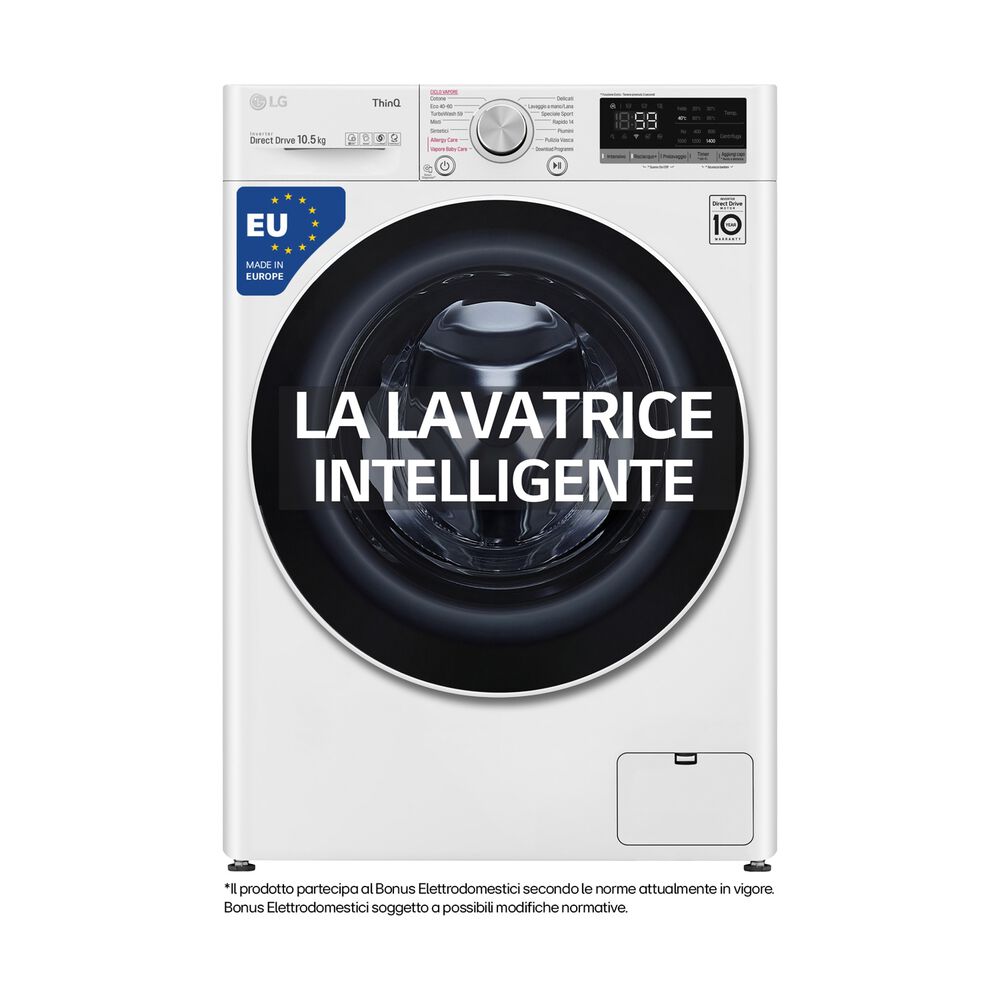 F4WV510S0E LAVATRICE, Caricamento frontale, 10,5 kg, 56,5 cm, Classe B, image number 0