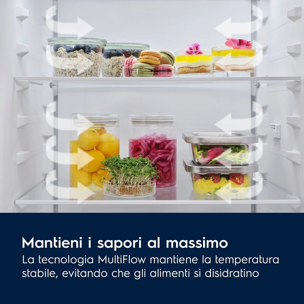 FRIGORIFERO DA INCASSO LNT6MD18S3, Capacit&agrave; netta totale 248 l, Rumorosit&agrave;: 34 dB(A), 4 ripiani, Dimensioni: L 54,6 cm A 177,2 cm P 54,9 cm, Bianco, Classe D - PRMG GRADING ROCN - 15%, image number 7