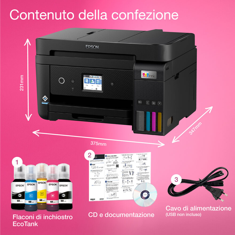 STAMPANTE INKJET EcoTank ET-4800, Inkjet, image number 7