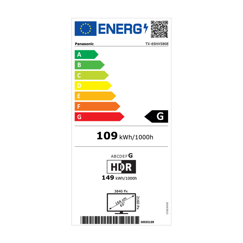 TX-65HX580E TV LED, 65 pollici, UHD 4K, No, image number 1