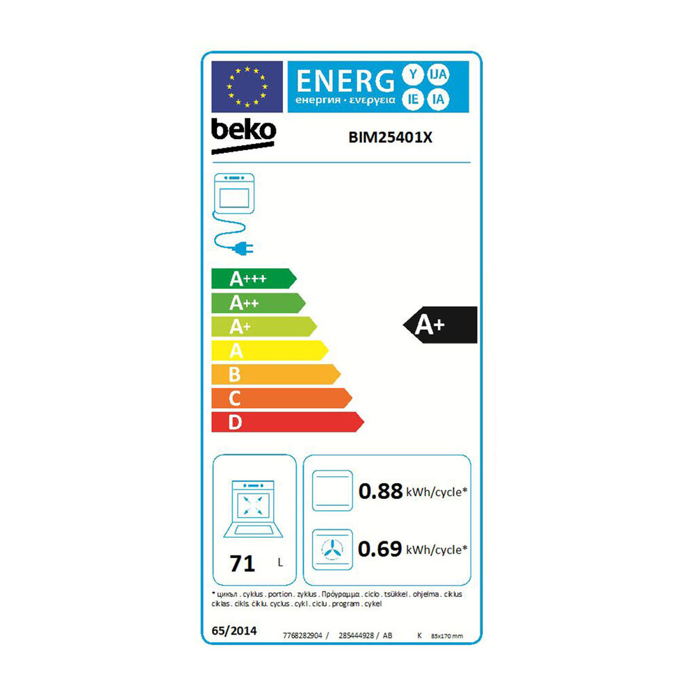 BIM25401X FORNO, classe A+, image number 1