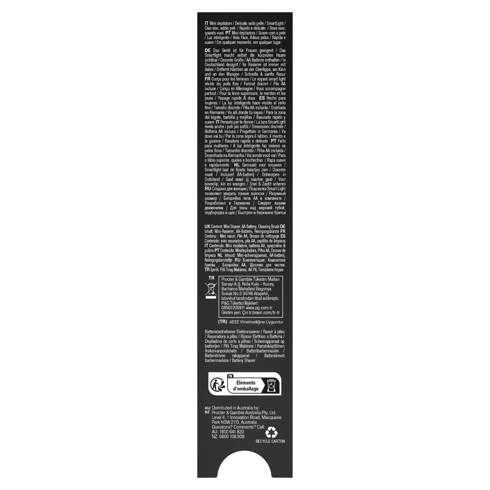 MINIDEPILATORE VISO BRAUN FACE FS1000 MINI DEPIL, image number 14