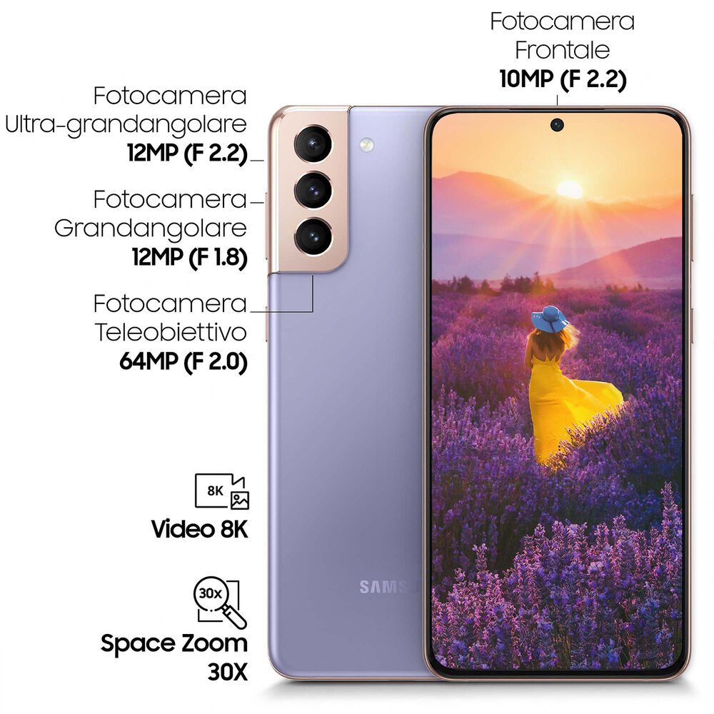 Galaxy S21+ 5G 256GB, 256 GB, Violet, image number 4