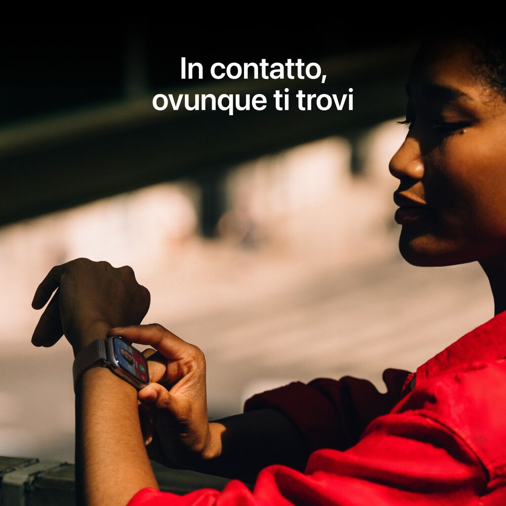 APPLE Watch Series 11 GPS + Cellular, Cassa 42 mm in alluminio grigio siderale con Cinturino Sport nero-S/M - PRMG GRADING ROBN - 10%, image number 6