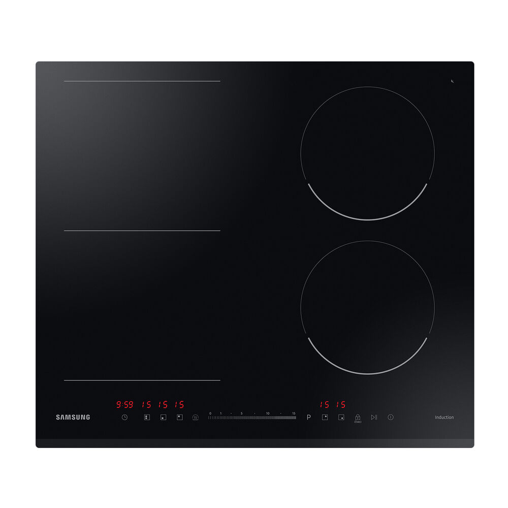 SAMSUNG NZ64R3747BK/UR PIANO COTTURA A INDUZIONE, 4 zone di cottura, dimensioni: L 59 cm, P 52 cm, piano in Vetroceramica, Vetroceramica Nero - PRMG GRADING ROBN - 10%, image number 0