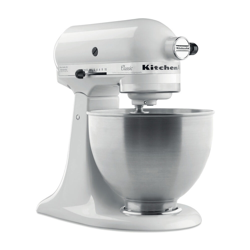  IMPASTATRICE PLANETARIA KITCHENAID 5K45SSEWH, capacit&agrave; della ciotola 4,28 l, 275 W, CLASSIC BIANCO, image number 3