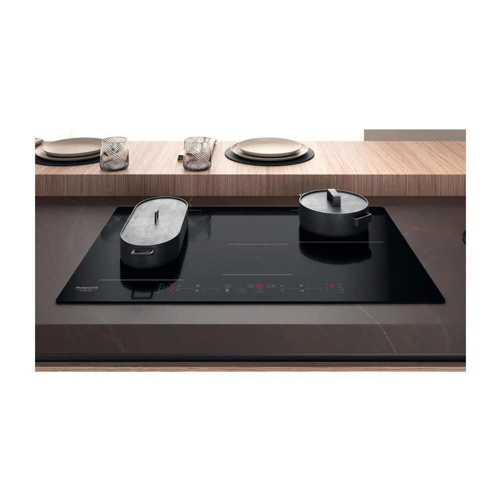  PIANO COTTURA HOTPOINT HB 0577B NE, zone cottura 4, image number 9