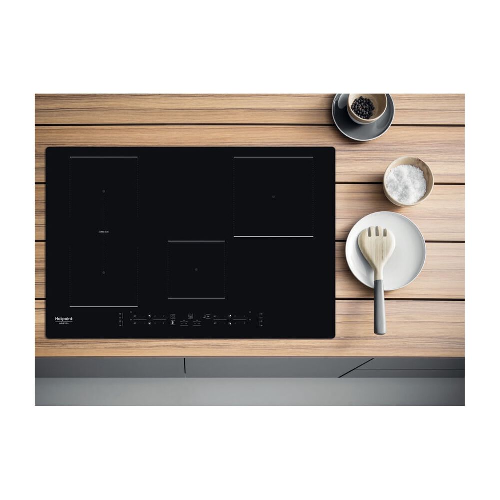  PIANO COTTURA HOTPOINT HB 0577B NE, zone cottura 4, image number 6