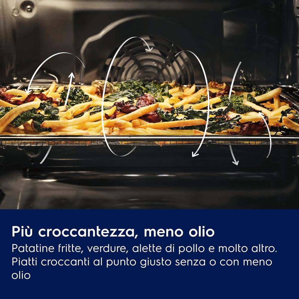 EOM3H04X FORNO INCASSO Capacit&agrave; 72 l, dimensoni: L 59,4 cm-A 58,9 cm-P 56,8 cm, inox, classe A+ - PRMG GRADING ROBN - 10%, image number 5