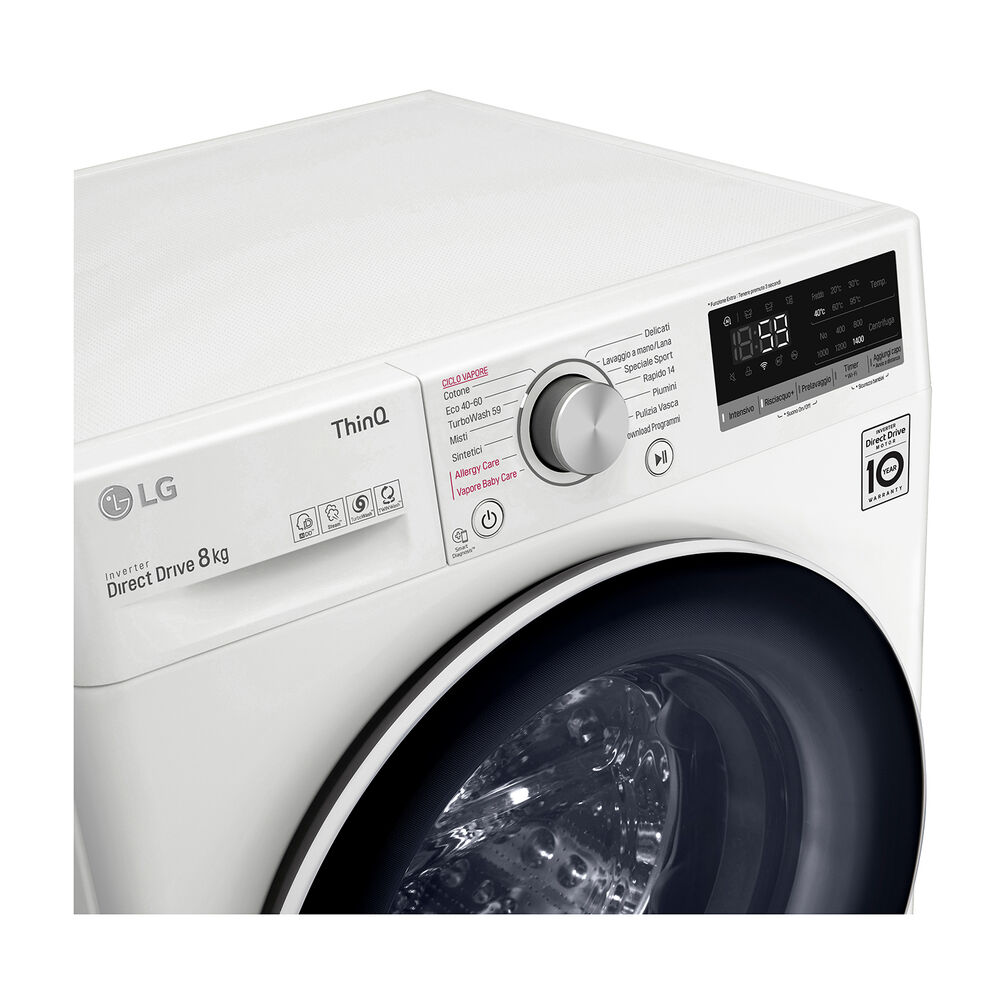 F4WV508S0E LAVATRICE, Caricamento frontale, 8 kg, 56,5 cm, Classe C, image number 11