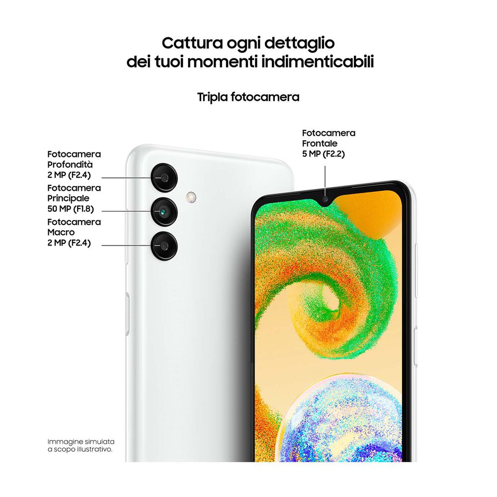 Galaxy A04S, 32 GB, WHITE, image number 2