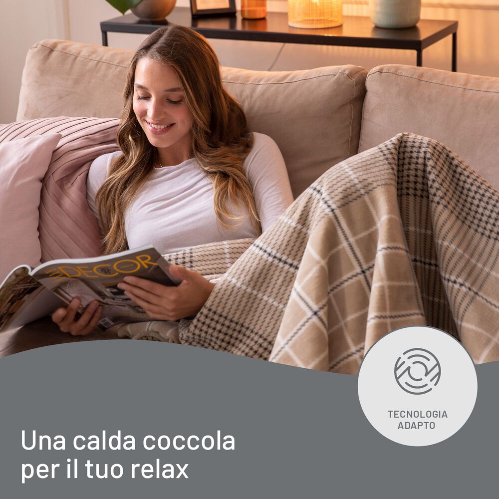 Plaid riscaldabile IMETEC PLAID RISCALD. ELEGANCE, image number 1