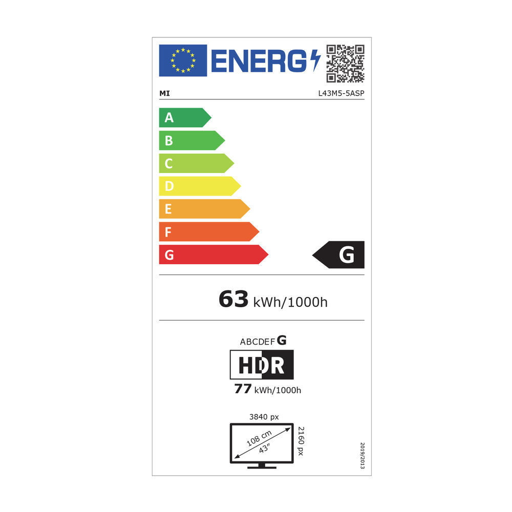 MI LED TV 4S 43 TV LED, 43 pollici, UHD 4K, No, image number 2
