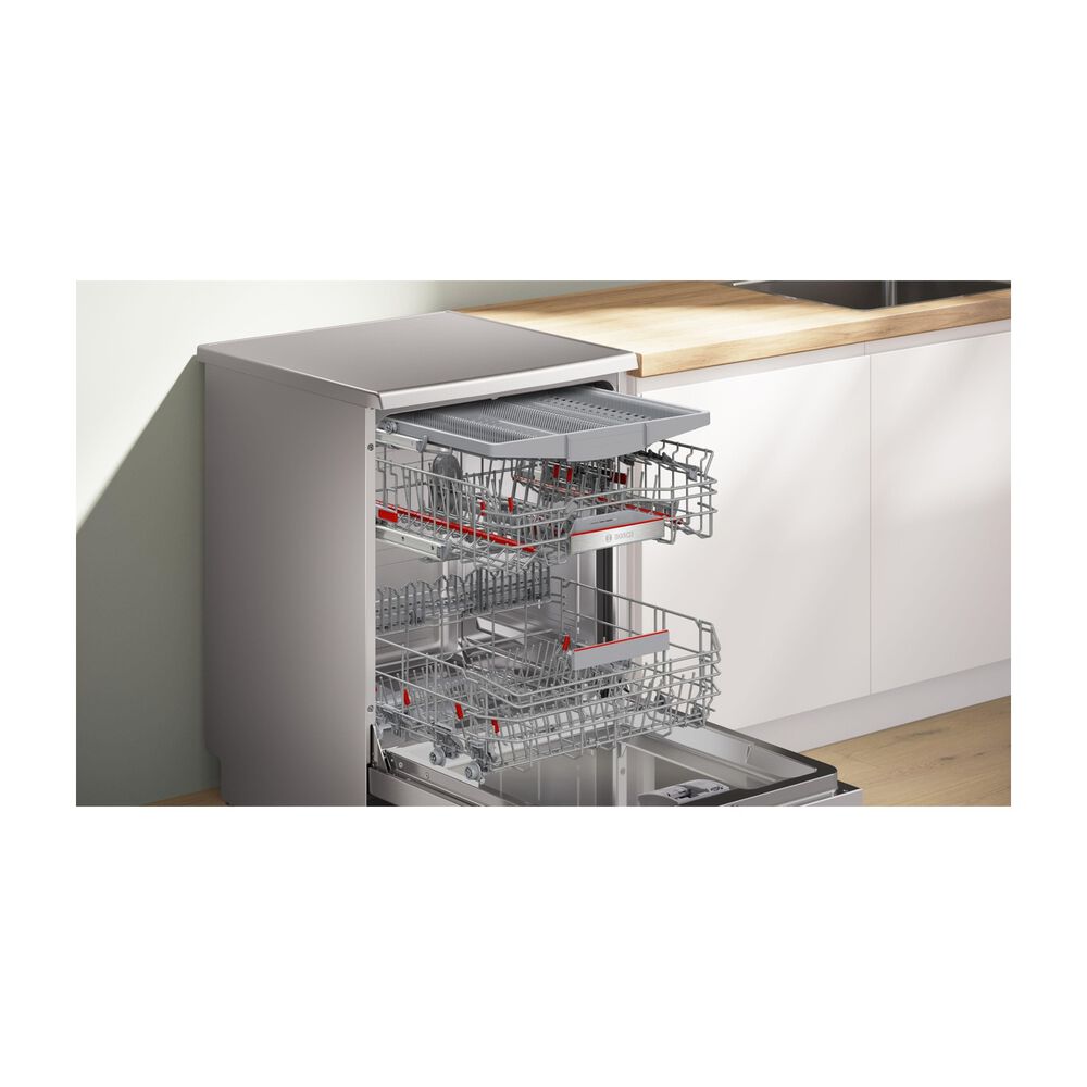 LAVASTOVIGLIE Libera installazione (FS) BOSCH SMS6ECI15E, Programmi 6, Dimensioni: L 60 cm, A 84,5 cm, P 60 cm, Rumorosit&agrave; 42 dB(A), Consumo di acqua 9 l, Acciaio anti-impronta, Classe A - PRMG GRADING ROAN - 4.99%, image number 11