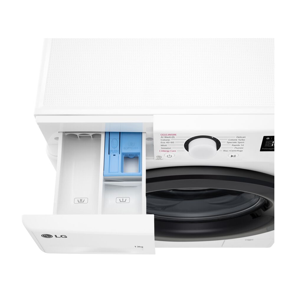 LG AI DD F4R3013NSWB LAVATRICE, Caricamento frontale, 13 kg, 12 programmi, Profondit&agrave; 61,5 cm, Giri 1400 rpm, Bianca, livello rumorosit&agrave; centrifuga 72 dB(A), Classe A - PRMG GRADING ROBN - 10%, image number 15