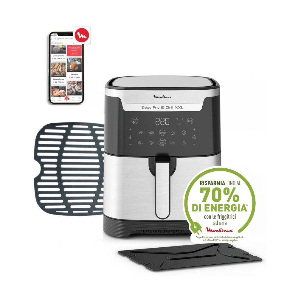 FRIGGITRICE AD ARIA MOULINEX EZ801D, image number 6