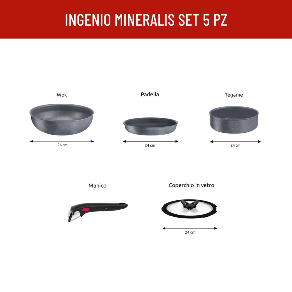 PENTOLE LAGOSTINA Ingenio Set 5pz, image number 3