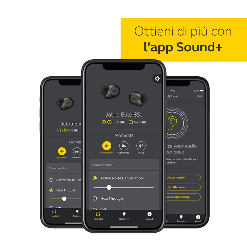 ELITE 85T AURICOLARI WIRELESS, Nero, image number 3
