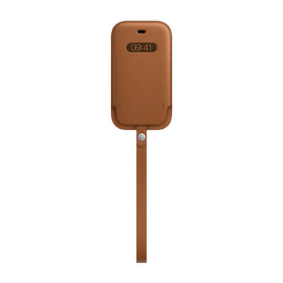 Custodia a tasca MagSafe in pelle per iPhone 12 mini - Cuoio 