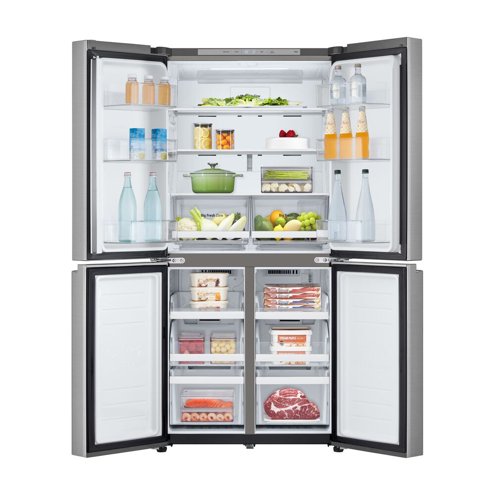 Frigorifero americano LG GMB860PYDE, Sistema Multi Flow: S&igrave;; Sistema raffreddamento frigorifero: No Frost; Sistema raffreddamento congelatore: No Frost, Capacit&agrave; netta totale 530 l, Rumorosit&agrave;: 40 dB(A), LAN wireless, Dimensioni: L 835 cm A 178 cm P 730 cm, Silver, Classe E  - PRMG GRADING ROAN - 5%, image number 1