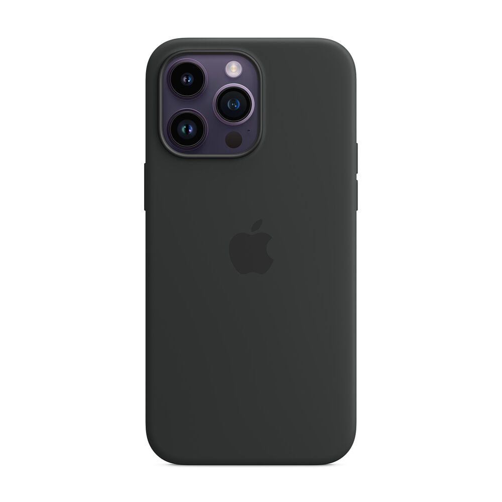 Custodia MagSafe in silicone per iPhone 14 Pro Max - Mezzanotte, image number 0