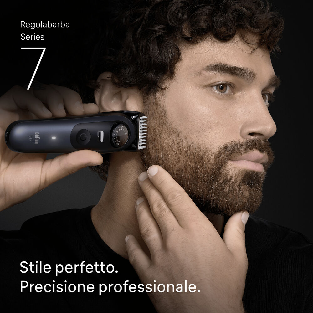 Regolabarba SERIES 7, lama ProBlade, tecnologia AutoSense, 40 impostazioni di lunghezza a intervalli di 0,5 mm, rifinitori di precisione, 1 stencil per barba, batteria di lunga durata - PRMG GRADING OOBN - 10%, image number 1