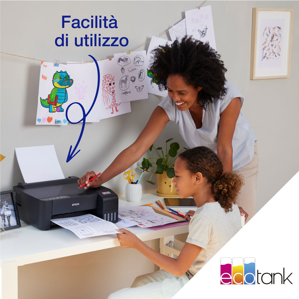 STAMPANTE INKJET EcoTank ET-1810, Inkjet, image number 2