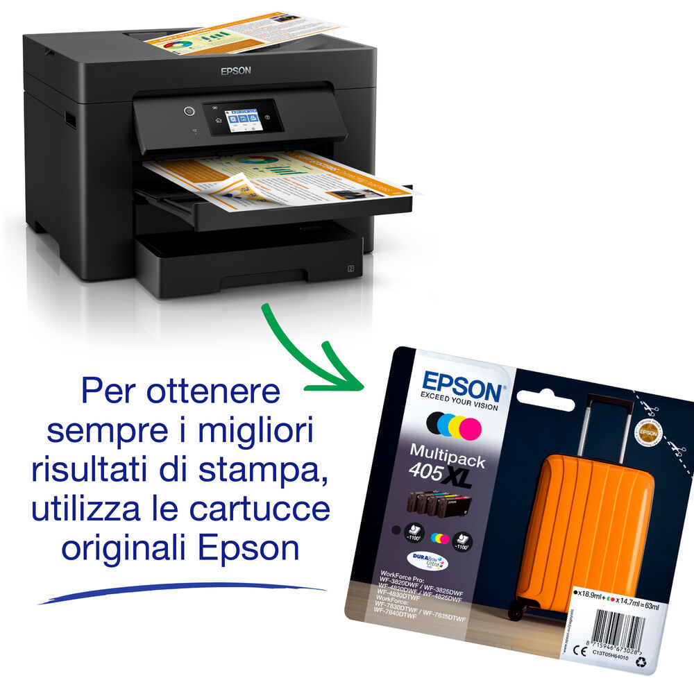 STAMPANTE INKJET WorkForce WF-7835DTWF, Inkjet, image number 10