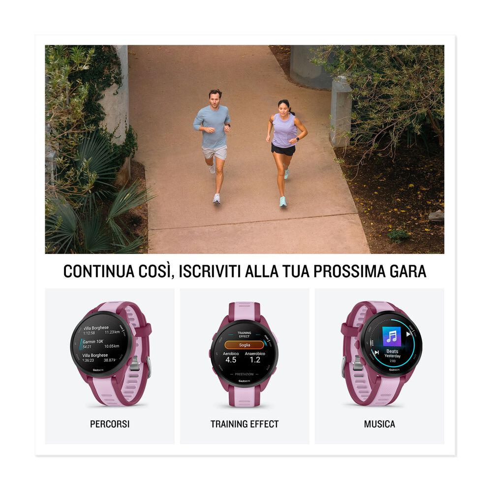 SPORTWATCH GARMIN FORERUNNER 165 Music, Nero/Ardesia - PRMG GRADING OOBN - 10%, image number 5