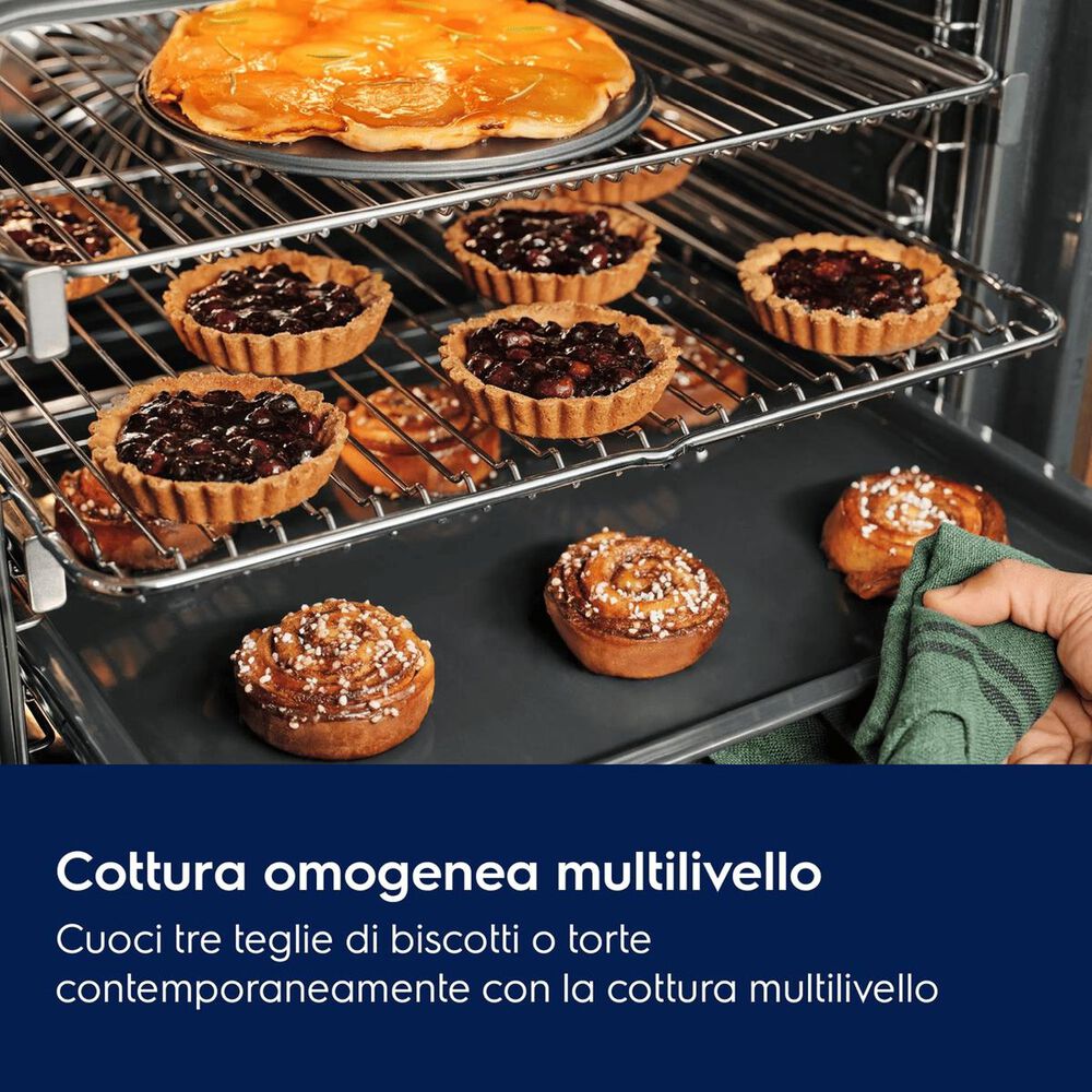 EOF4P56H FORNO INCASSO Capacit&agrave; 72 l, dimensoni: L 59,4 cm-A 58,9 cm-P 56,9 cm, nero, classe A+ - PRMG GRADING ROCN - 15%, image number 2