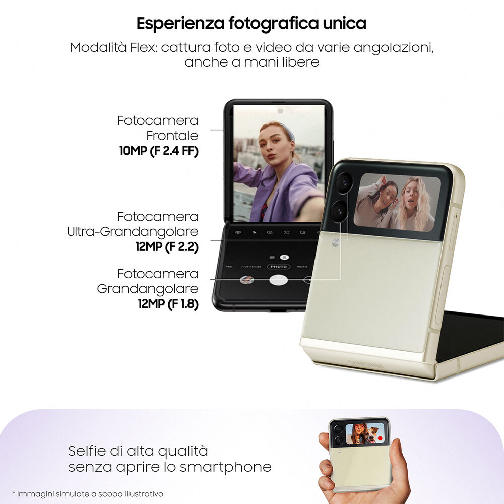 Galaxy Z Flip3 5G, 128 GB, Beige, image number 7