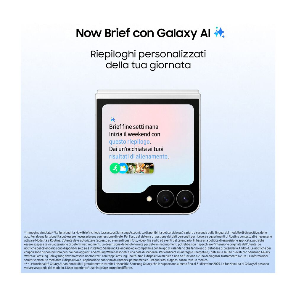 SAMSUNG Galaxy Z Flip7 FE 128GB, 128 GB, White - PRMG GRADING OOBN - 10%, image number 2