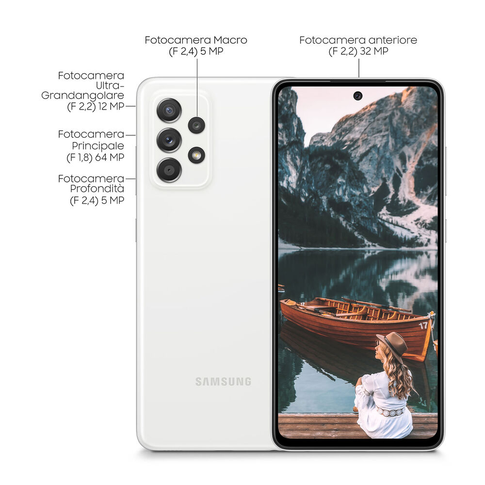 Galaxy A52s 6+128 GB, 128 GB, WHITE, image number 2