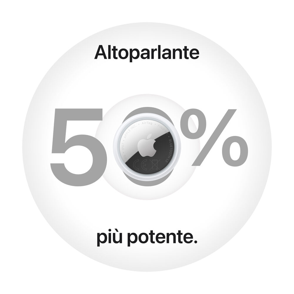 AirTag (seconda generazione)-confezione da 4 - PRMG GRADING ROBN - 10%, image number 3