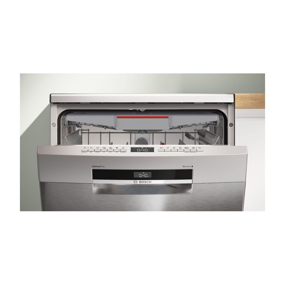 LAVASTOVIGLIE Libera installazione (FS) BOSCH SMS6ECI15E, Programmi 6, Dimensioni: L 60 cm, A 84,5 cm, P 60 cm, Rumorosit&agrave; 42 dB(A), Consumo di acqua 9 l, Acciaio anti-impronta, Classe A - PRMG GRADING ROAN - 4.99%, image number 6