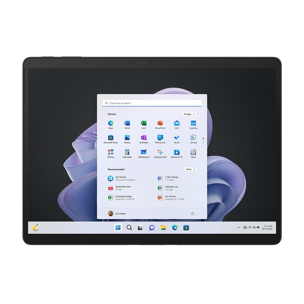 Surface Pro 9 – 13 convertibile 2 in 1, 13 pollici, processore Intel® Core™ i7, 16 GB, SSD 256 GB, Graphite, image number 1