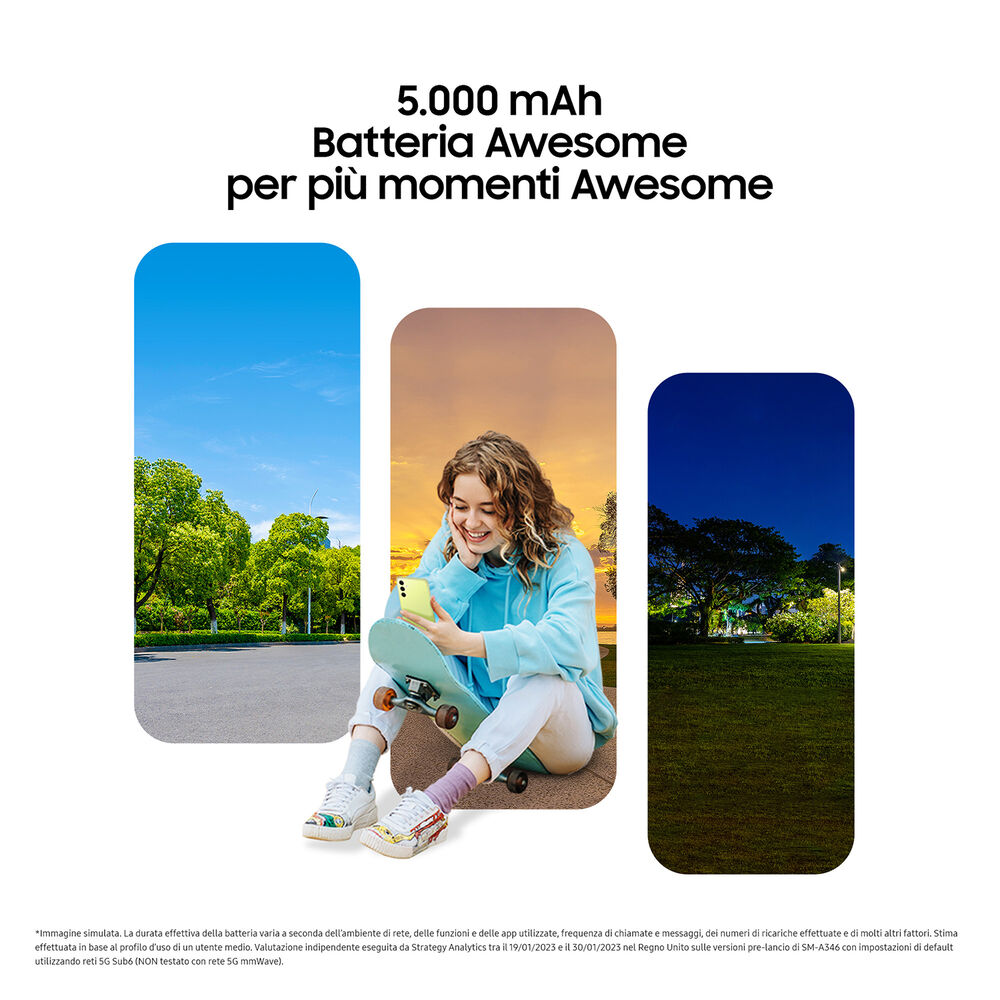 Galaxy A34 5G, 256 GB, Awesome Graphite, image number 4
