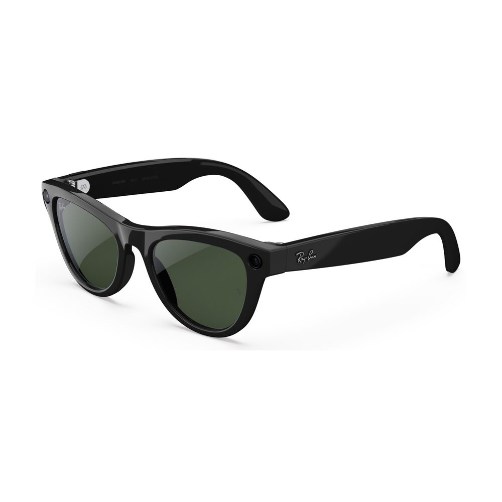 Ray-Ban | Meta Headliner (Gen 2)-Nero lucido, Lenti verde grafite Transitions&reg; - PRMG GRADING OOBN - 10%, image number 0